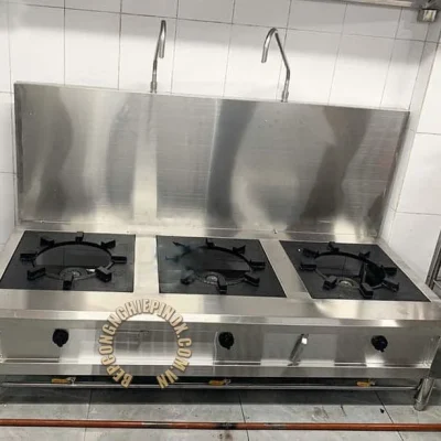BẾP HẦM 3 HỌNG CÓ GÁY