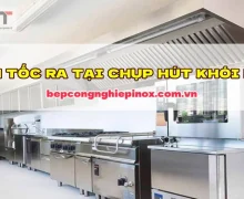 Vận tốc ra tại chụp hút khói bếp là bao nhiêu? Cách tính lưu lượng?