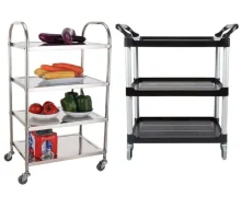 Các kiểu xe đẩy thức ăn trường học hot nhất 2024!