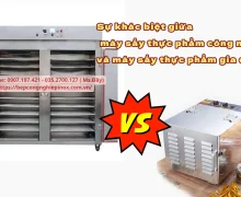 Sự khác biệt giữa máy sấy thực phẩm công nghiệp và gia đình. Nêu mua máy nào hơn?