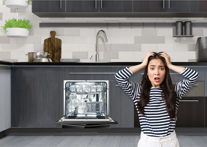 Tại sao máy rửa bát không sấy khô? Nguyên nhân và cách khắc phục chuẩn nhất