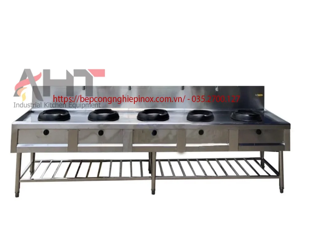 Tổng kho bếp Á 5 họng TP HCM – giá rẻ – Bepcongnghiepinox AHT