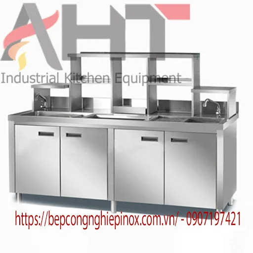 Quầy pha chế inox tại TP HCM giá rẻ tận xưởng, độ bền 20 năm