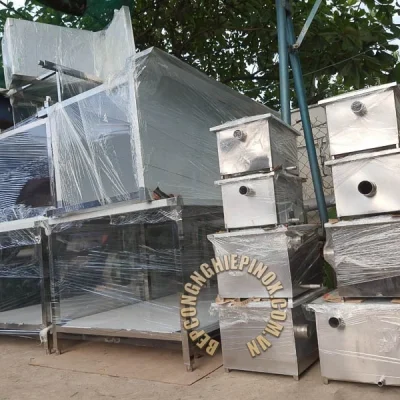 BỂ TÁCH MỠ INOX XỬ LÝ NƯỚC THẢI KHU CÔNG NGHIỆP