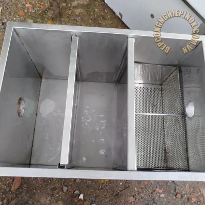 BỂ TÁCH MỠ INOX 25 LÍT