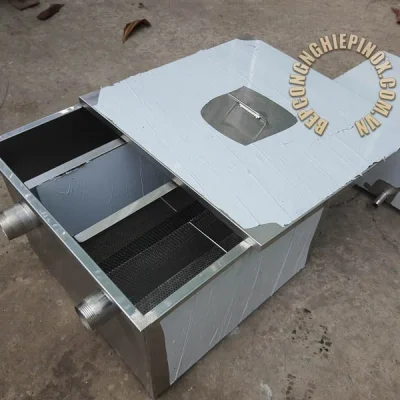 BỂ TÁCH MỠ INOX XỬ LÝ NƯỚC THẢI KHU CÔNG NGHIỆP
